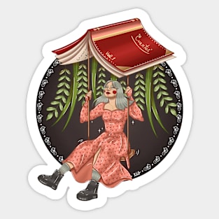 reader swing Sticker